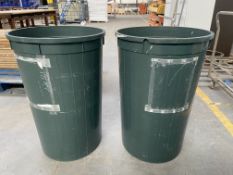 Two Water Butts, approx. 62cm x 93cm, loading free