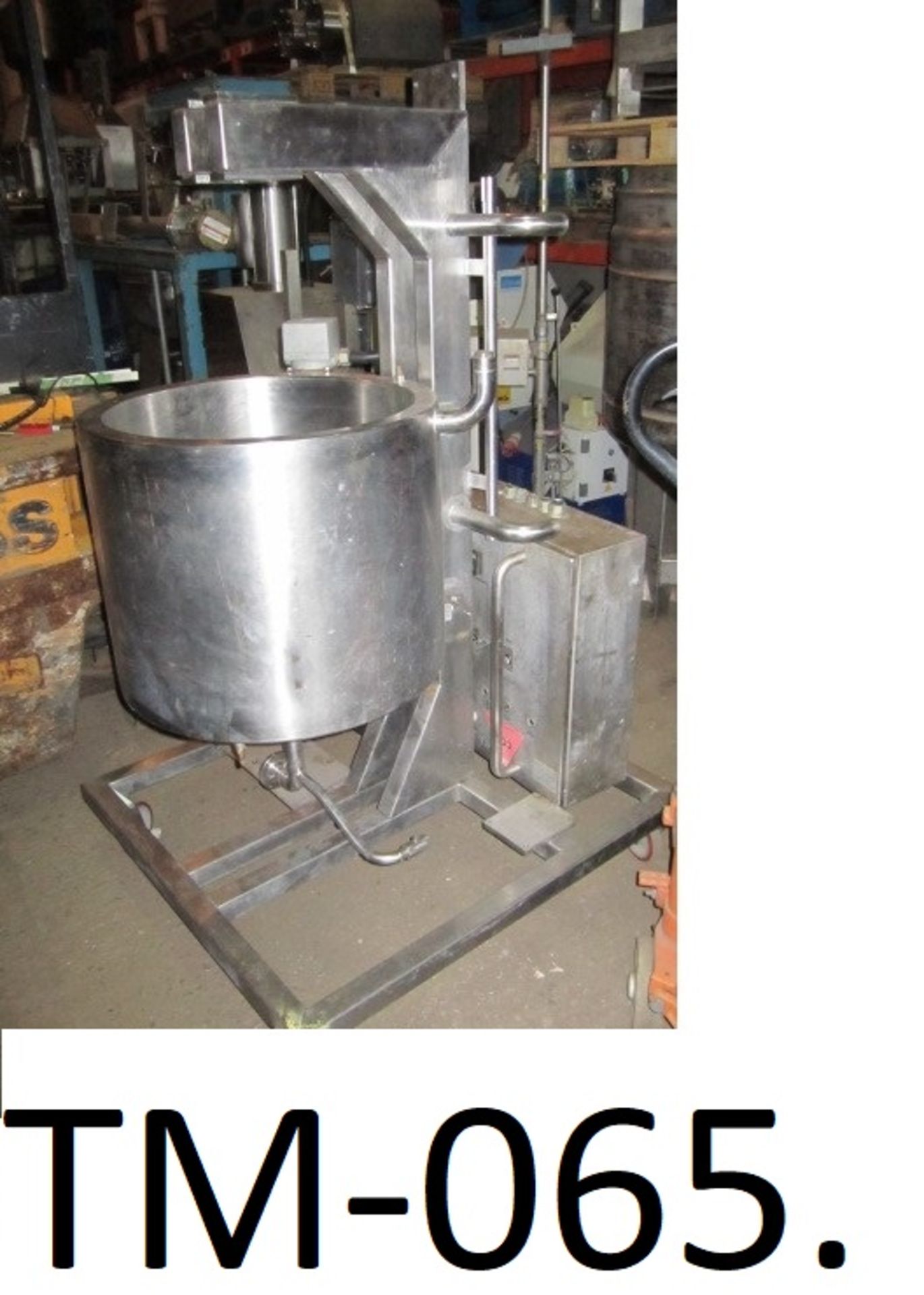 40L Stainless Steel Cone, bottom tank heated by he