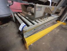 Gravity Roller Conveyor, approx. 1.27m wide on rol