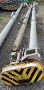 STAINLESS STEEL CASED approx. 200mm dia. AUGER CON