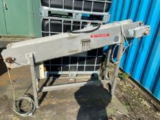 Blue Lake Conveyors Inclined Stainless Steel Frame