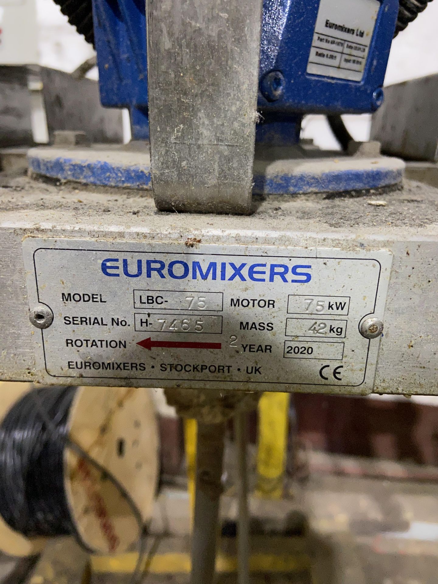 (SRL) Euromixers LBC-75 IBC MIXER & AGITATOR, serial no. 7465, year of manufacture 2020, 240V, - Image 2 of 2