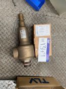 (SRL) Two Spirax Sarco BLOW OFF VALVES, one x SV615AN and one SV615AS (unused) (located Islip
