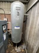 (KDM) Atlas Copco 500 litre Galvanised Steel Vertical Welded Steel Air Receiver (located Ringstead