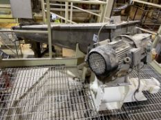 (AG-ENG) Perry STAINLESS STEEL CASED APPROX. 300MM DIA. INCLINED SCREW CONVEYOR, serial no. AV753,