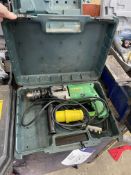 (SRL) Hitachi VTV-18 Portable Electric Drill, with carry case (located Islip Site, NN14 3JW)Please