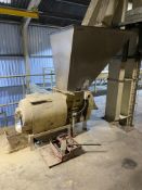 (AG-ENG) Simon Barron LeCoq Rotary Brush Screen, with electric motor and stainless steel feed hopper