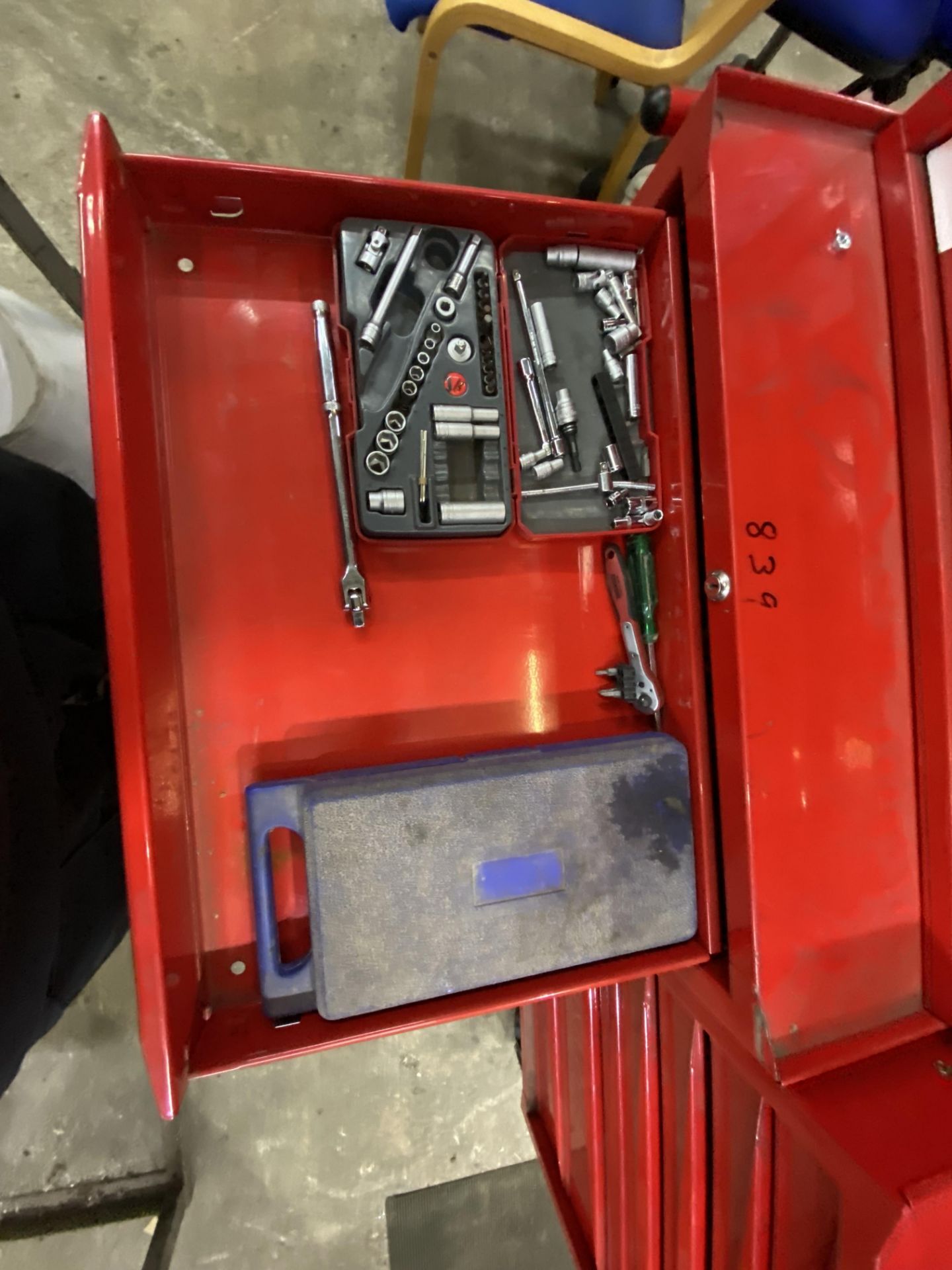 (SRL) Teng Tools Multi-Drawer Tool Cabinets, in one tower, with residual tool contents (located - Image 7 of 11