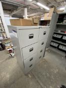 (SRL) Two Steel Four Drawer Filing Cabinets (located Islip Site, NN14 3JW)Please read the