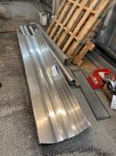 (SRL) Tubular Heater Reflectors & Exhaust Ducting, as set out on floor (located Islip Site, NN14