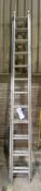 (KDM) Lyte Alloy Extension Ladder (located Ringstead Mill, NN14 4BX)Please read the following