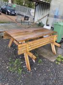 (SRL) Timber Picnic Bench (located Islip Site, NN14 3JW)Please read the following important