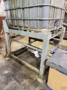 (AG-ENG) Galvanised Steel IBC Stand, approx. 1.3m x 1050mm x 1m high (IBCs excluded) (located