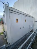 (AG-ENG) Containex Portable Offices PORTABLE CONVENIENCE BUILDING (ladies & gents), approx. 4.9m x
