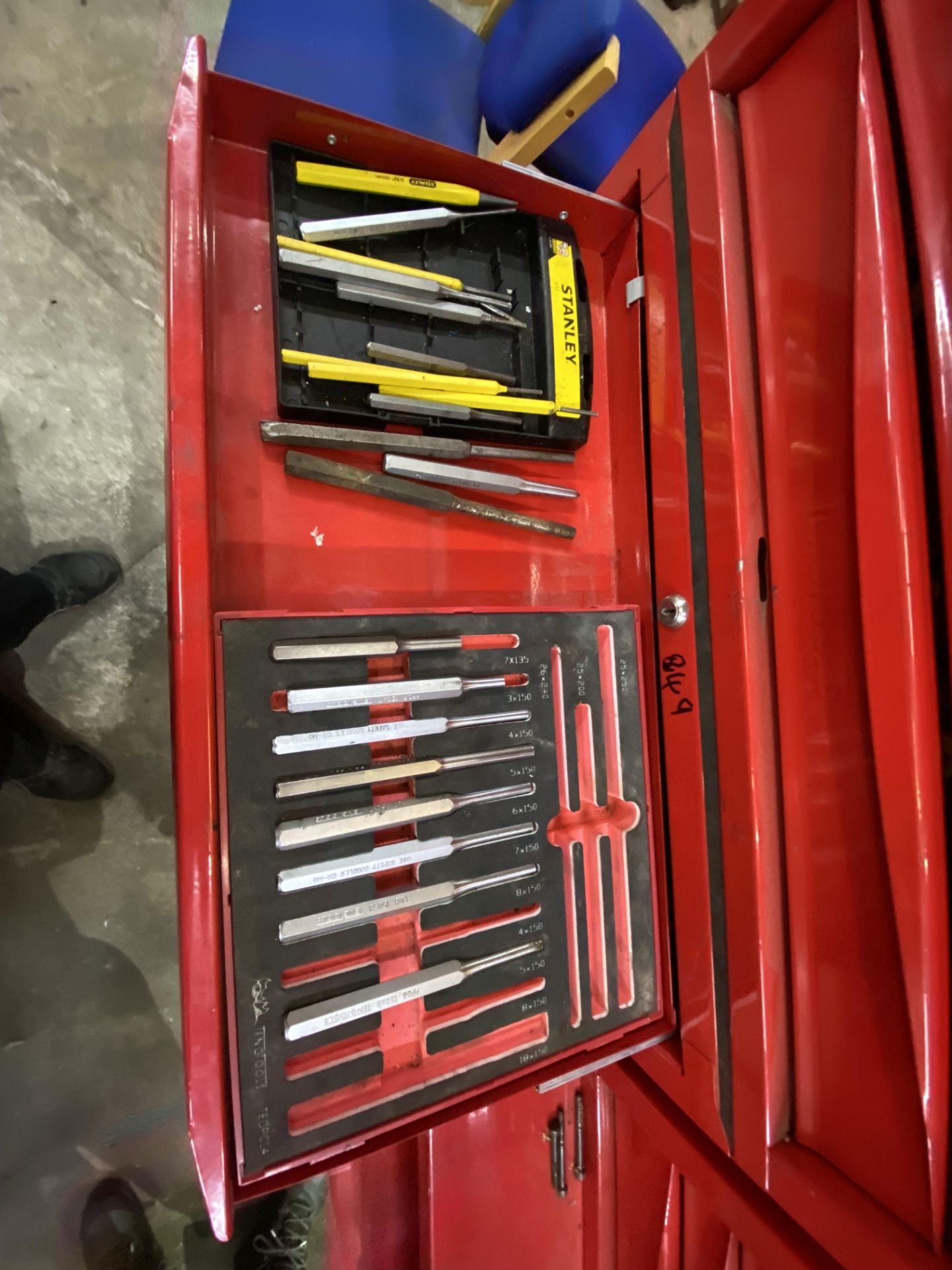 (SRL) Teng Tools Multi-Drawer Tool Cabinets, in one tower, with residual tool contents (located - Image 4 of 11