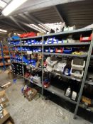 (SRL) Contents of Three Bays of Rack, including valves, pipe fittings etc. (racking excluded) (