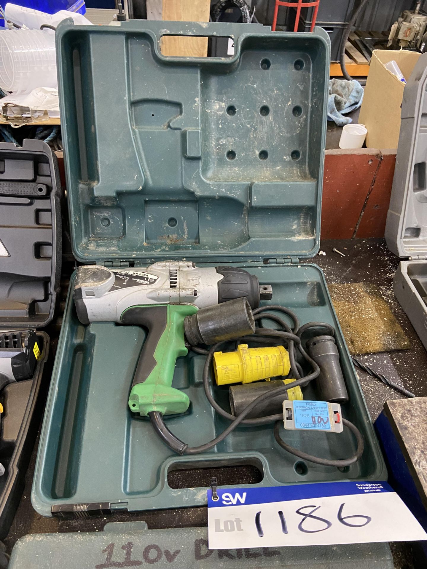 (SRL) Hitachi Koki WR22SA Portable Electric Wrench, serial no. 960013, 110V (located Islip Site,