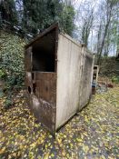 (KDM) Bolted Section Steel Bin, approx. 2.5m x 1.9m x 4.2m deep (located Ringstead Mill, NN14 4BX)