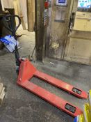 (KDM) Jungheinrich Hand Hydraulic Pallet Truck, with digital weight read out (located Ringstead