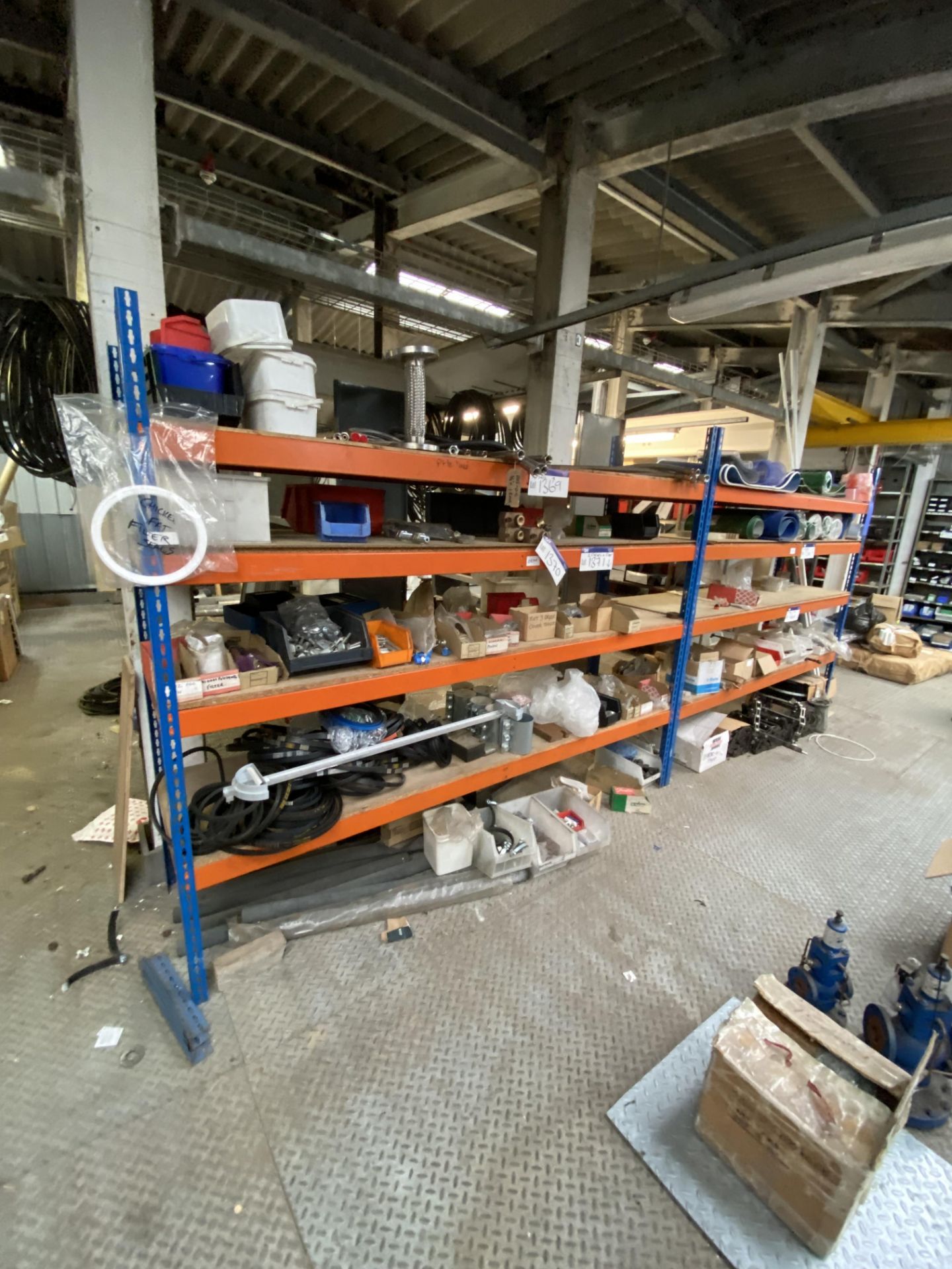 (SRL) The Mainly Angle Steel Racking Throughout Upper Stores Areas, in Engineer’s Shop (contents - Image 2 of 8