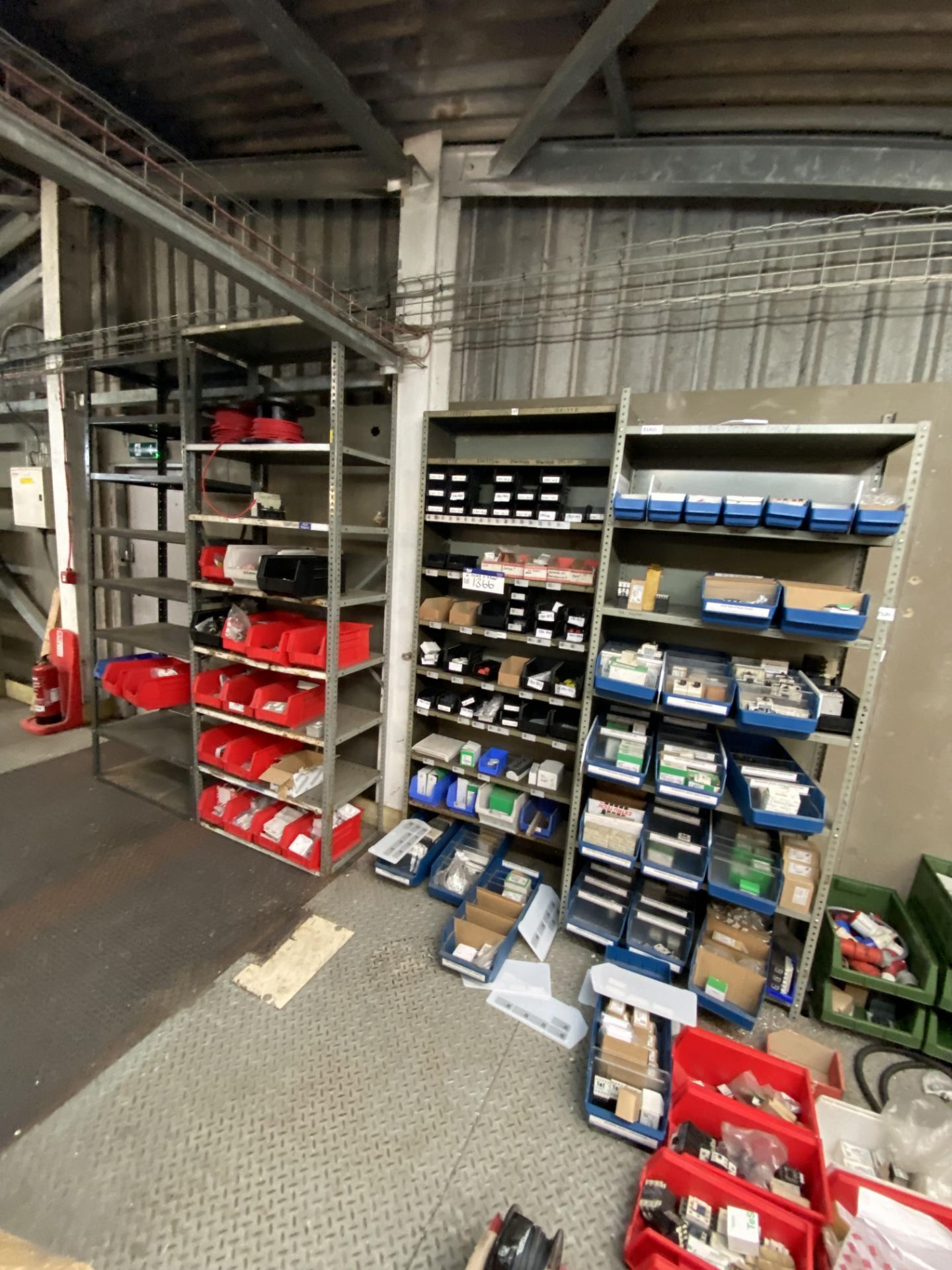 (SRL) The Mainly Angle Steel Racking Throughout Upper Stores Areas, in Engineer’s Shop (contents - Image 3 of 8