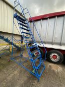 (SRL) 12 Rise Mobile Warehouse Ladder (understood to require attention) (at rear of property in