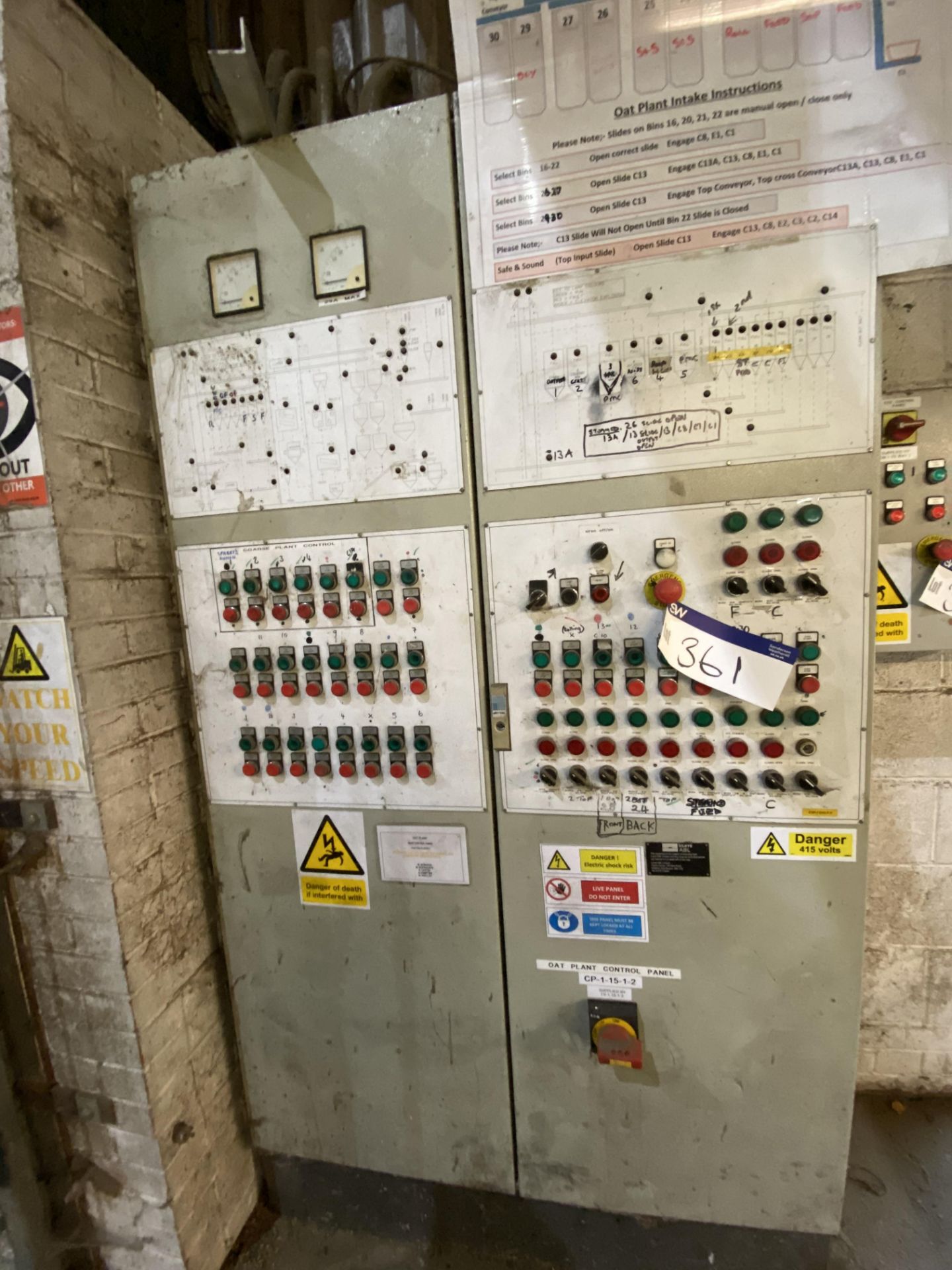 (KDM) Double Door Pneumatic Control Panel (located Islip Site, NN14 3JW ...