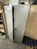 (SRL) Double Door Steel Cabinet, with residual contents (located Islip Site, NN14 3JW)Please read