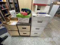 (SRL) Multi-Drawer Pedestal, with two drawer filing cabinet and three drawer filing cabinet (located