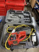 (SRL) MD35LX Magnetic Drill Stand, serial no. B2963, 110V, with carry case (located Islip Site, NN14