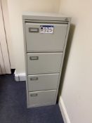 Steel Four Drawer Filing CabinetPlease read the following important notes:- ***Overseas buyers - All