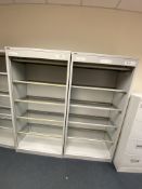 Three Metal Lateral Cabinets, each 915mm wide (two Romeo and one Silverline)Please read the