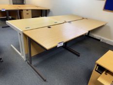 Four DesksPlease read the following important notes:- ***Overseas buyers - All lots are sold Ex