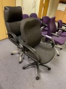 Two Swivel ArmchairsPlease read the following important notes:- ***Overseas buyers - All lots are