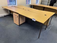 Four Desks, with multi-drawer pedestalPlease read the following important notes:- ***Overseas buyers