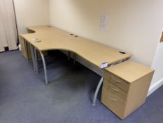 Two Desks, with two multi-drawer pedestalsPlease read the following important notes:- ***Overseas