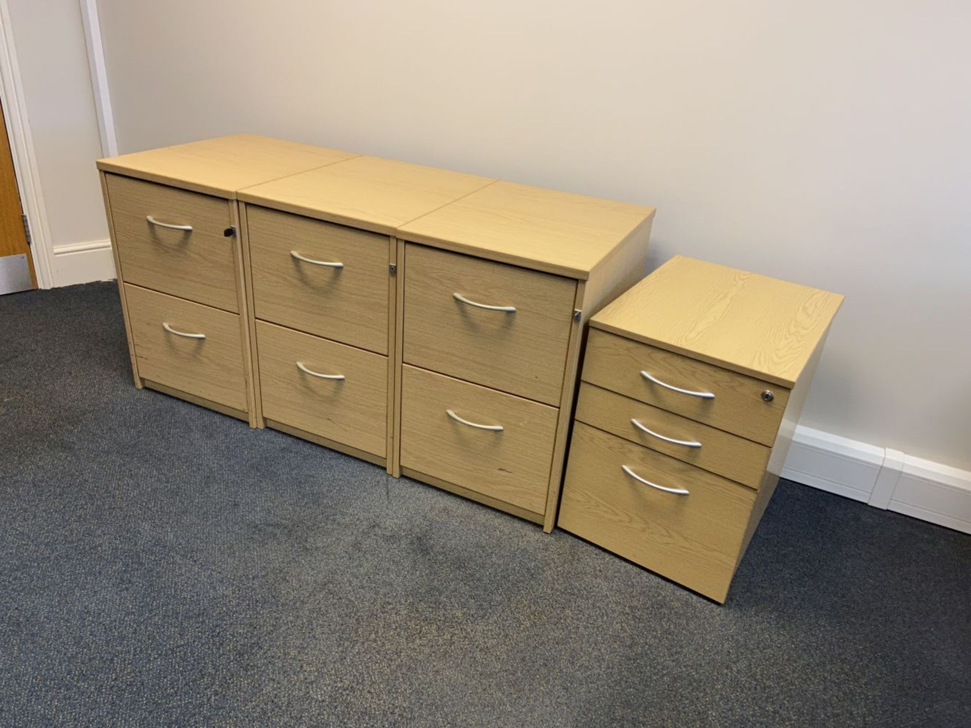Desk, with five multi-drawer pedestalsPlease read the following important notes:- ***Overseas buyers - Image 2 of 2