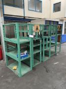 15 Steel Framed Rack/ Shelving Units, each approx. 1.65m x 600mm x 600mmPlease read the following