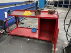 Steel Bench, with 6in. fitted bench vicePlease read the following important notes:- ***Overseas