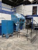 IST Air Blast Shot Blasting Cabinet, with fitted fabricated steel platform and dust collection