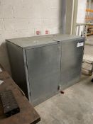 Double Door Steel Cabinet, approx. 1.45m x 850mm x