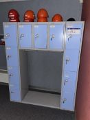 Elite Personnel Lockers, with safety hats