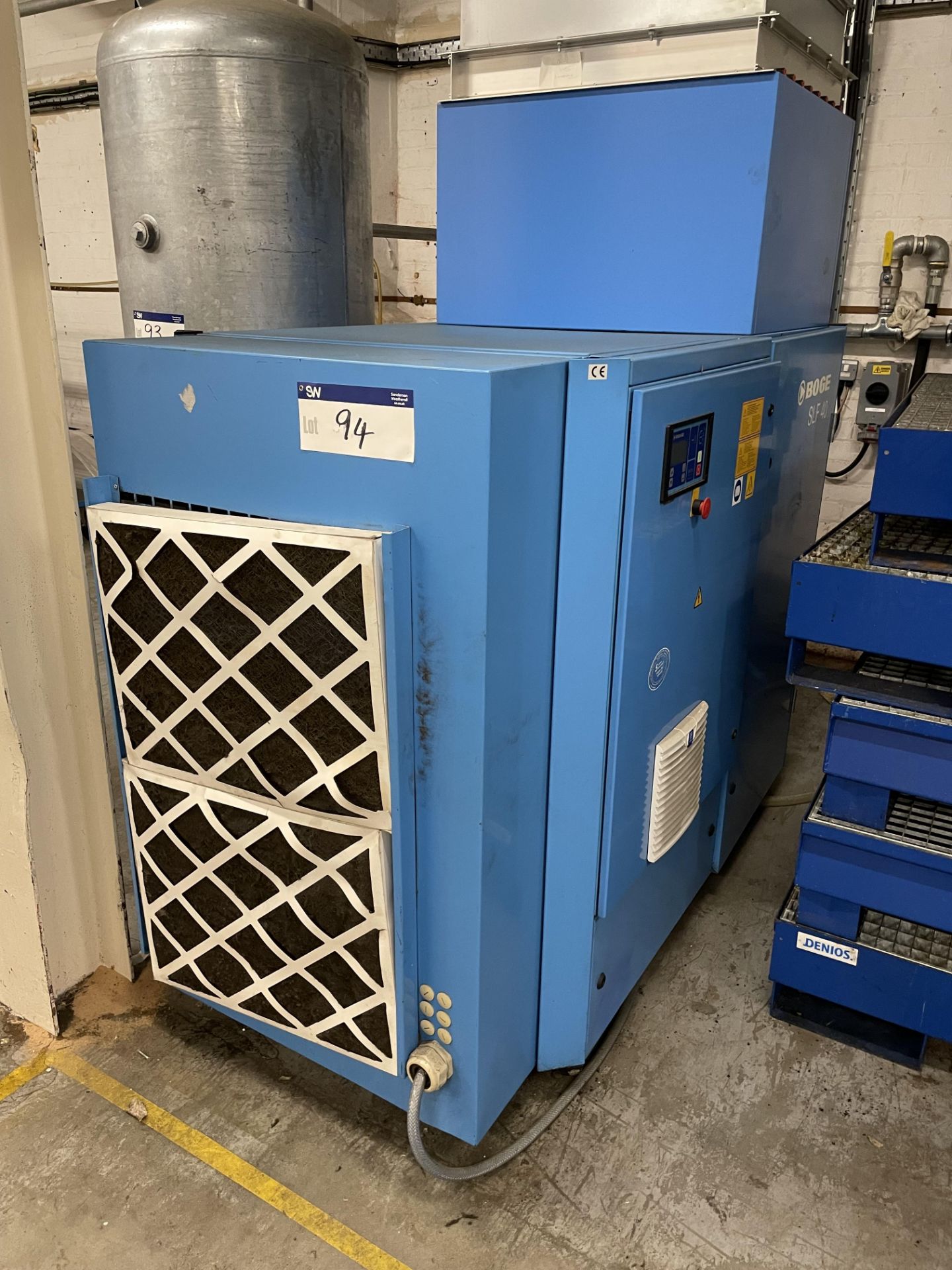 Boge SLF40 PACKAGED AIR COMPRESSOR, (no serial no.