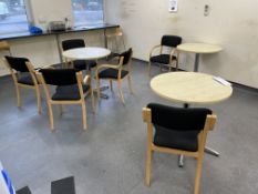 Three Tables, with chairs, throughout canteen/ res