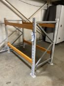 Single Bay Two Tier Pallet Rack, 1.8m x 900mm x 1.