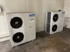 J & E Hall JEH2-0725-L-3 Twin Fan Condenser Unit,