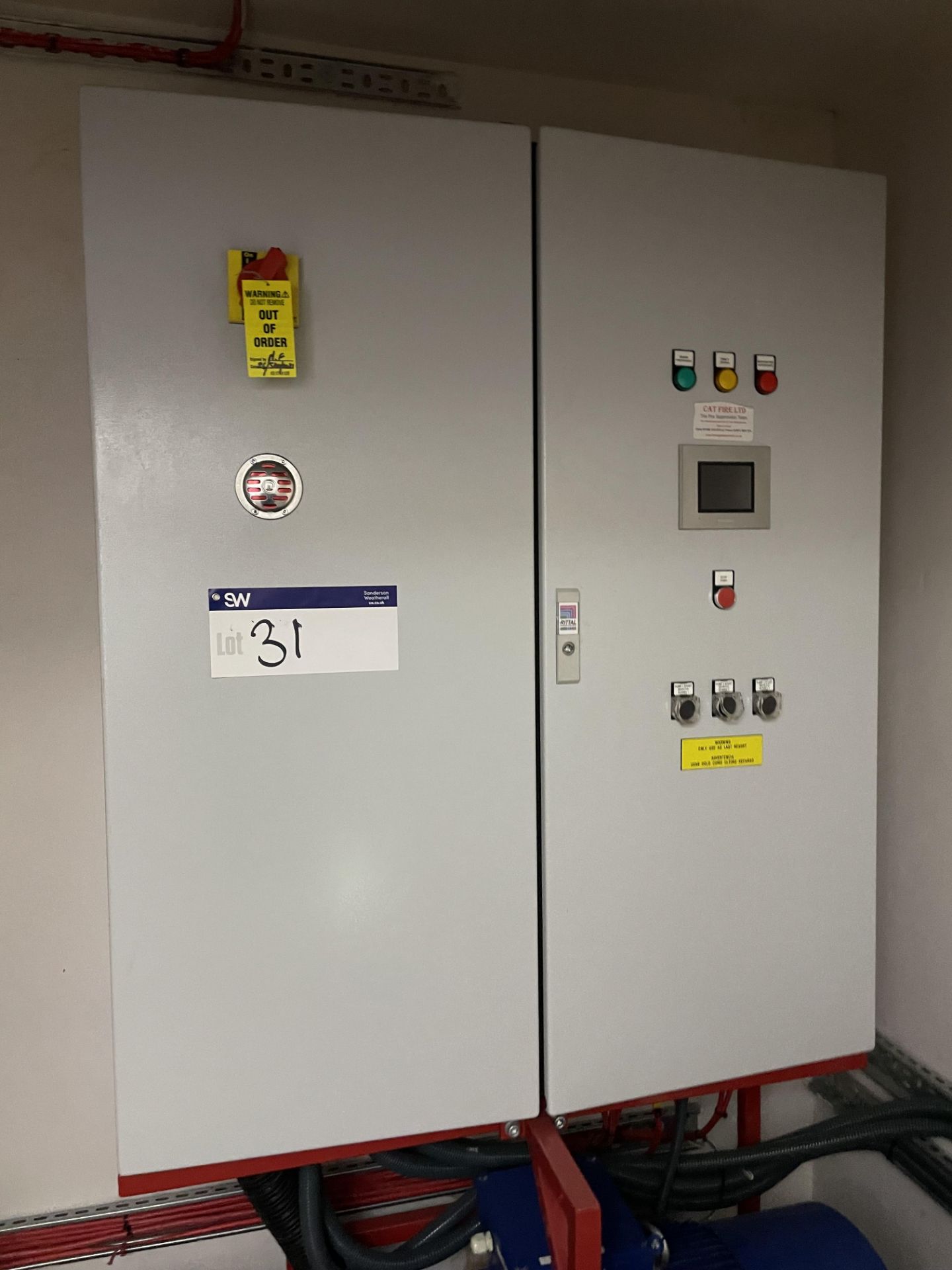 Two Door Emergency Pump Control Panel