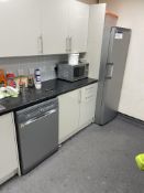 Hotpoint Dishwasher, with Panasonic Microwave Oven & Hotpoint RefrigeratorPlease read the
