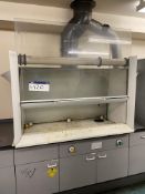 Fume Extraction Cabinet, approx. 1.3m x 500mm
