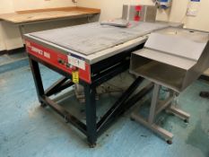 Compact 900 Vacuum Table, approx. 1m x 1.5m on vac